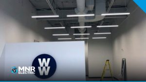 Title card: LED lighting upgrades for Edmonton small businesses: payback, rebates and what to replace first, MNR Electric Edmonton