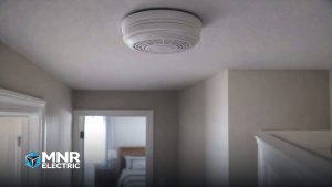 Title card: Smoke and carbon monoxide alarm rules in Alberta: where they go, how they connect and when to replace them, MNR Electric Edmonton